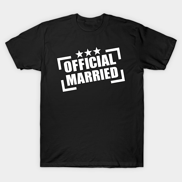 Official Married T-Shirt by Designzz